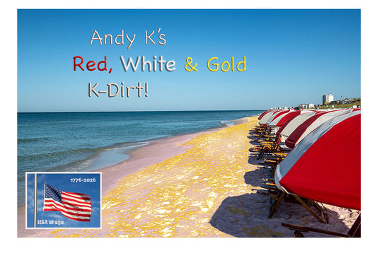 ©Andy K's Red White & Gold K-Dirt + Added Gold & Ore