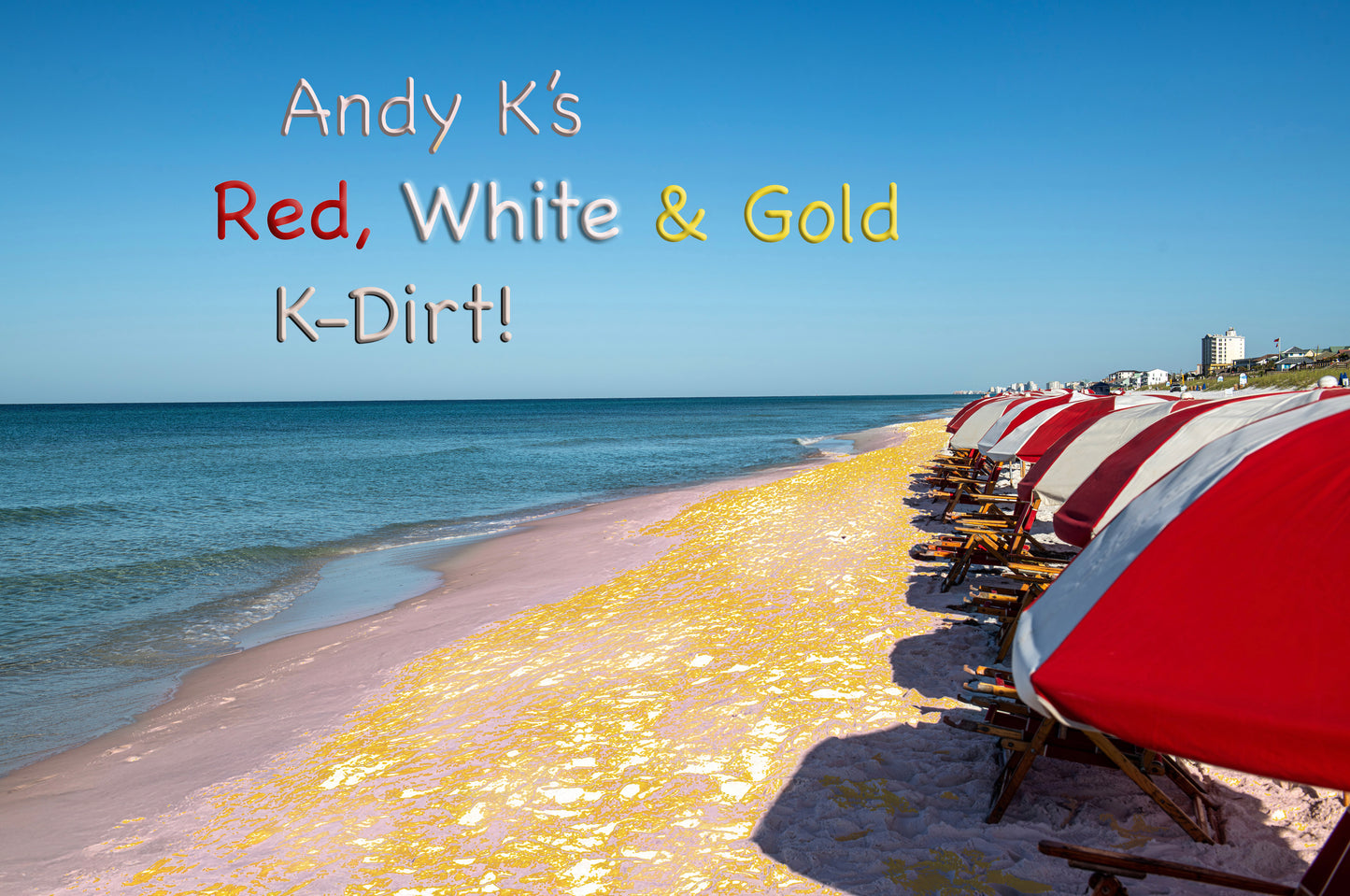 ©Andy K's Red White & Gold K-Dirt + Added Gold & Ore